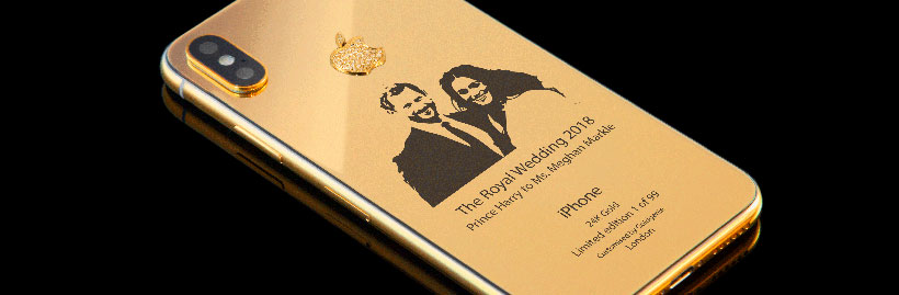 iPhone X royal wedding edition