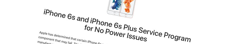 iPhone 6s Repair Program