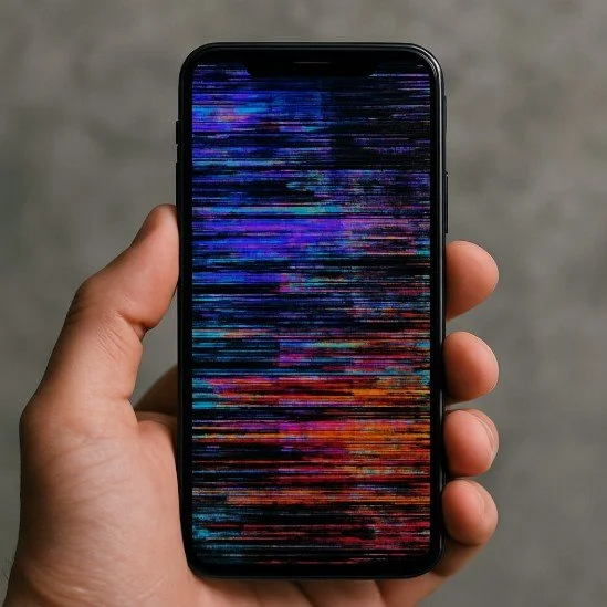 Phone Screen Glitching